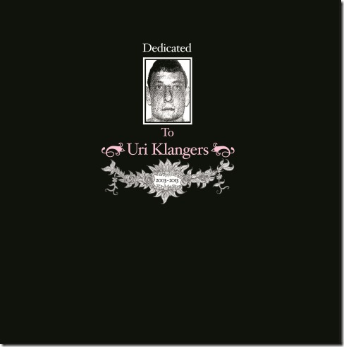 Hey Colossus - Dedicated_to_Uri_Klangers_Front_Cover