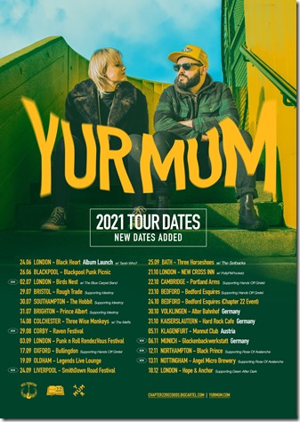 2021 Tour Dates