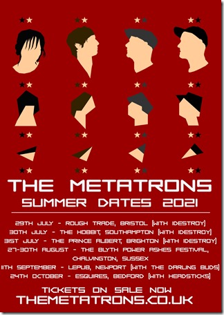 The Metatrons 2021 summer dates